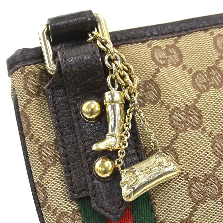 GUCCI（グッチ） 斜め掛けショルダーバッグ GGキャンバス/レザー