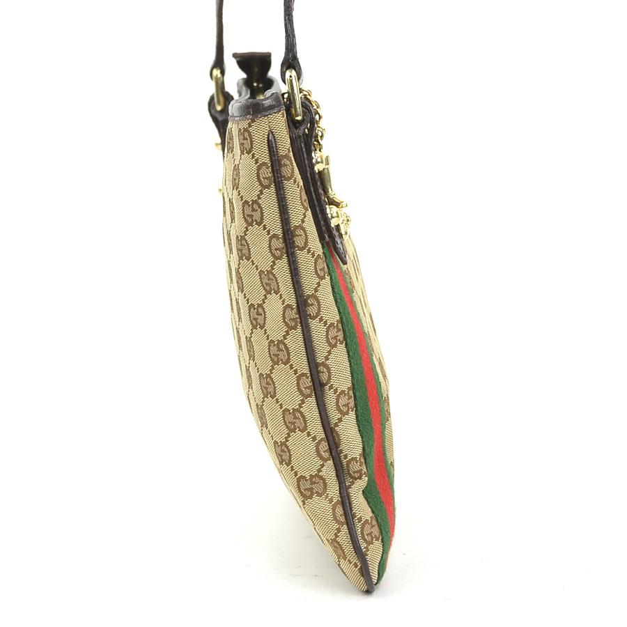 GUCCI（グッチ） 斜め掛けショルダーバッグ GGキャンバス/レザー