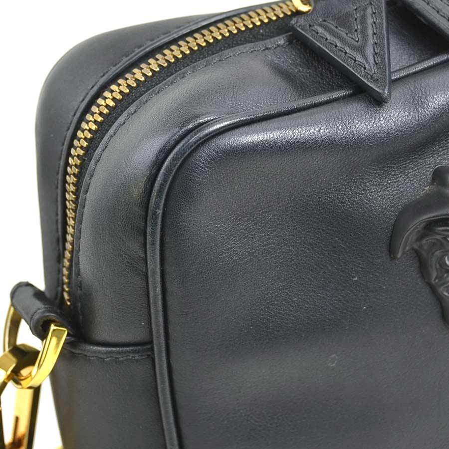 ヴェルサーチ VERSACE 斜め掛けショルダーバッグ メドゥーサ レザー
