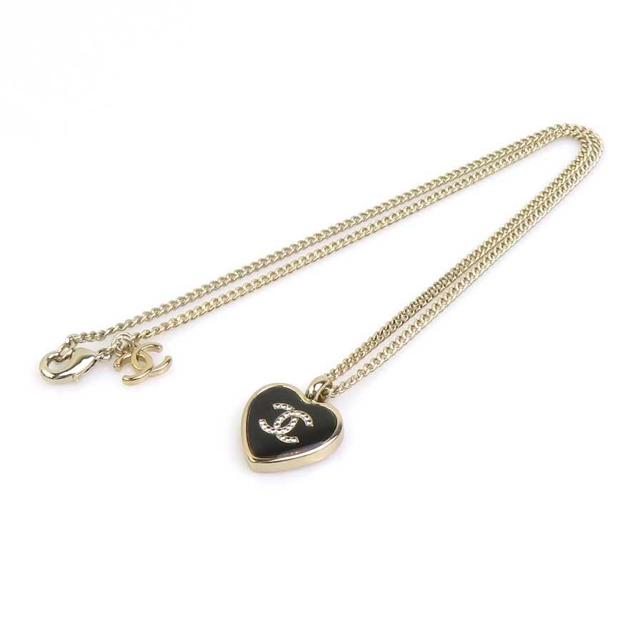 CHANEL（シャネル） ネックレス ココマーク ハート メタル/エナメル