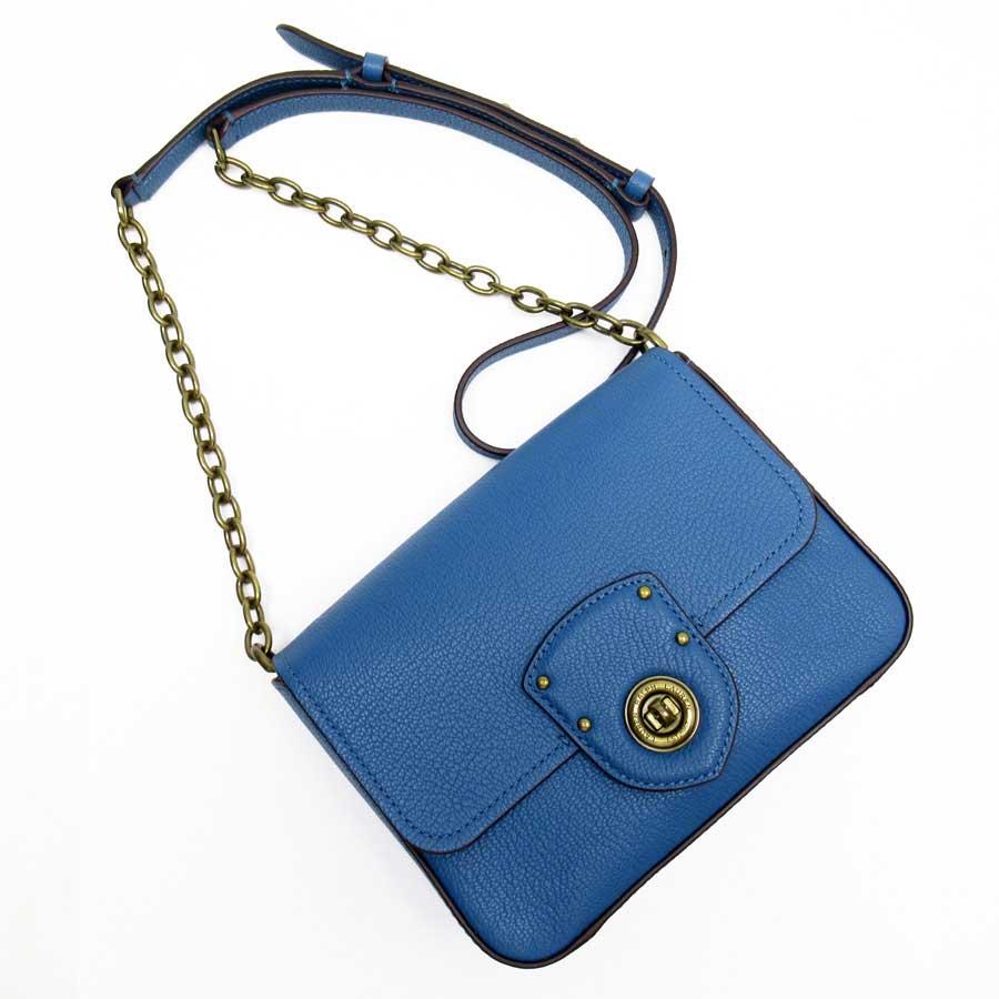 LAUREN RALPH LAUREN / ショルダーバッグ/レザー/BLU ラルフローレン RALPH LAUREN 斜め掛けショルダーバッグ レザー ブルー