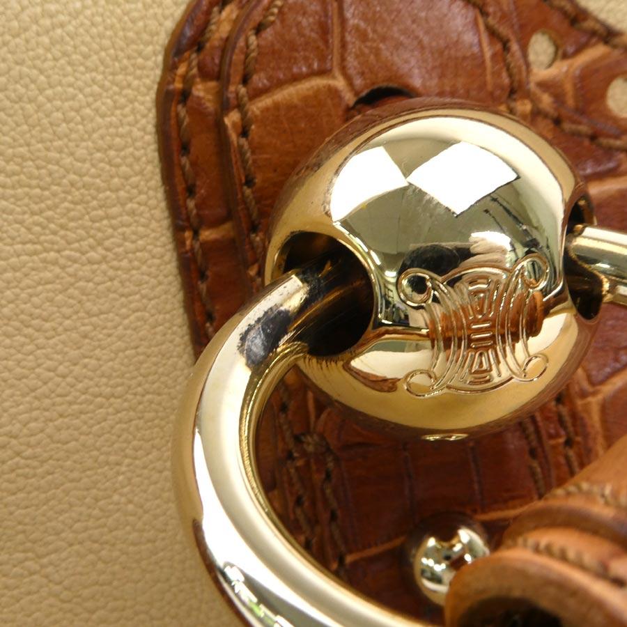 CELINE セリーヌ ハンドバッグ ブギーバッグ キャンバス/型押し CELINE セリーヌ ハンドバッグ ブギーバッグ キャンバス/型押し