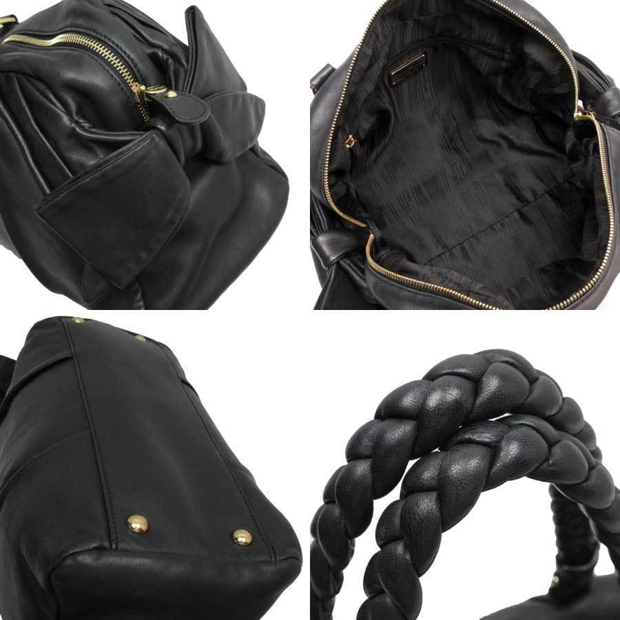 サルヴァトーレフェラガモ ショルダーバッグ VARA ヴァラ レザー 切替 黒 Salvatore Ferragamo VARA LEATHER 2WAY SHOULDER BAG MADE IN ITALY