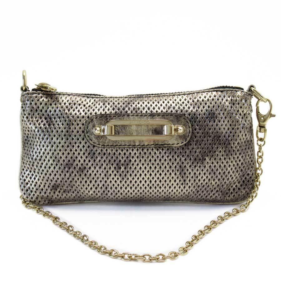 JIMMY CHOO ジミーチュウ ミニハンドバッグ アクセサリーポーチ 