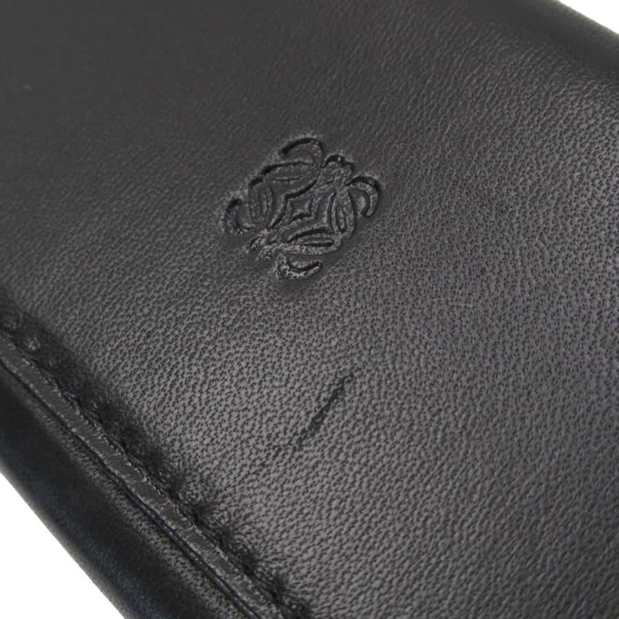 LOEWE ロエベ 6連キーケース アナグラム レザー ブラック 定番 LOEWE ロエベ 6連キーケース アナグラム レザー ブラック 定番