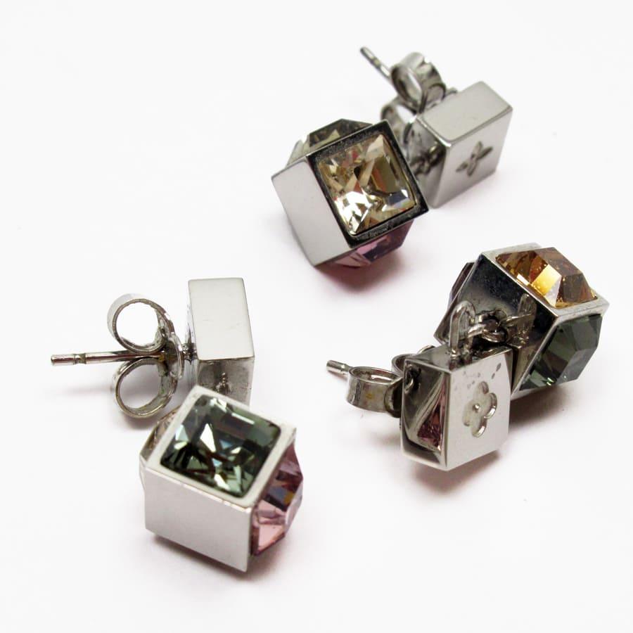 ルイヴィトン Louis Vuitton ピアス 3点セット ブックルドレイユ