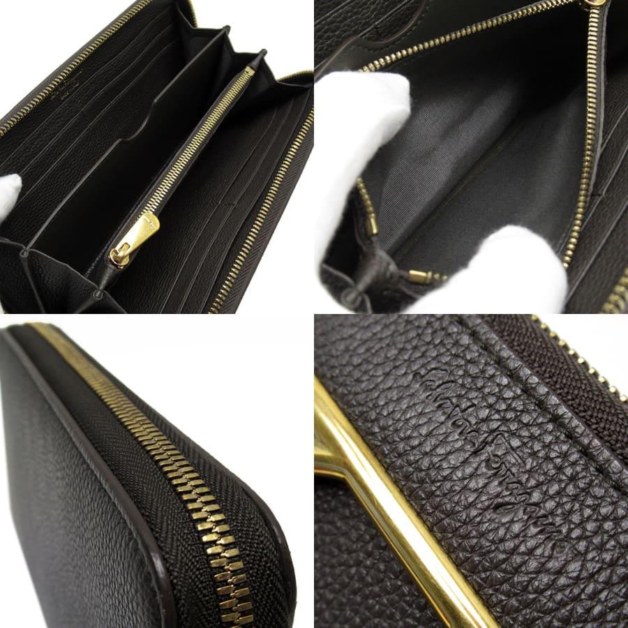 サルヴァトーレ フェラガモ Salvatore Ferragamo ラウンドファスナー長