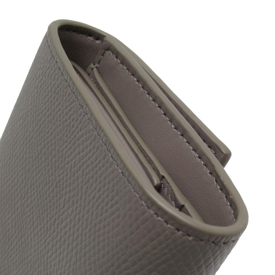 セリーヌ CELINE 三つ折り財布 型押しレザー グレージュ CELINE
