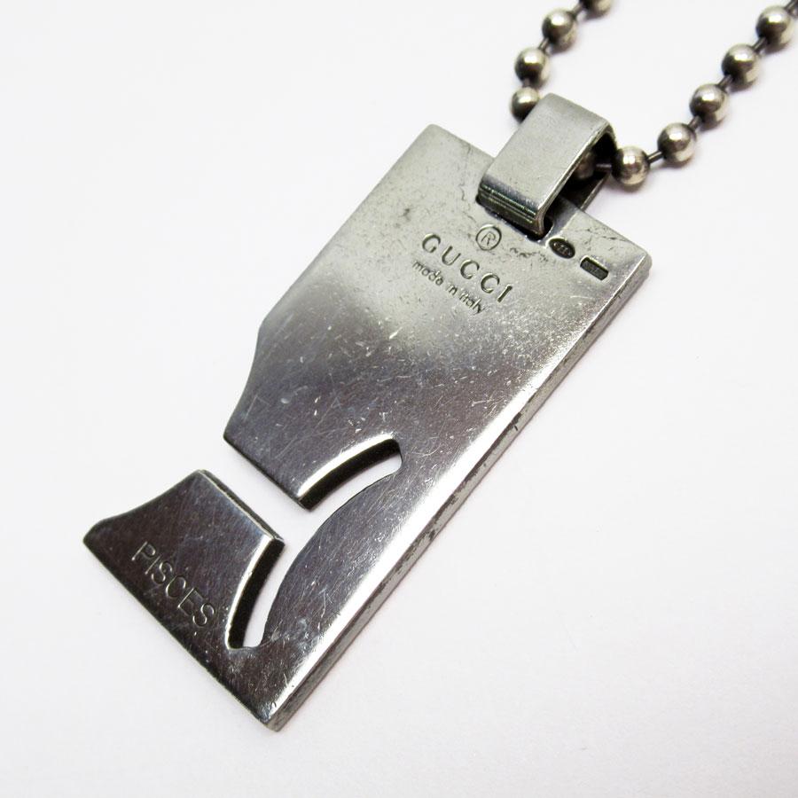 [新品仕上済] グッチ シルバー 925 うお座 星座 ペンダント ネックレス GUCCI（グッチ） ネックレス うお座 シルバー925 シルバー : ブランド