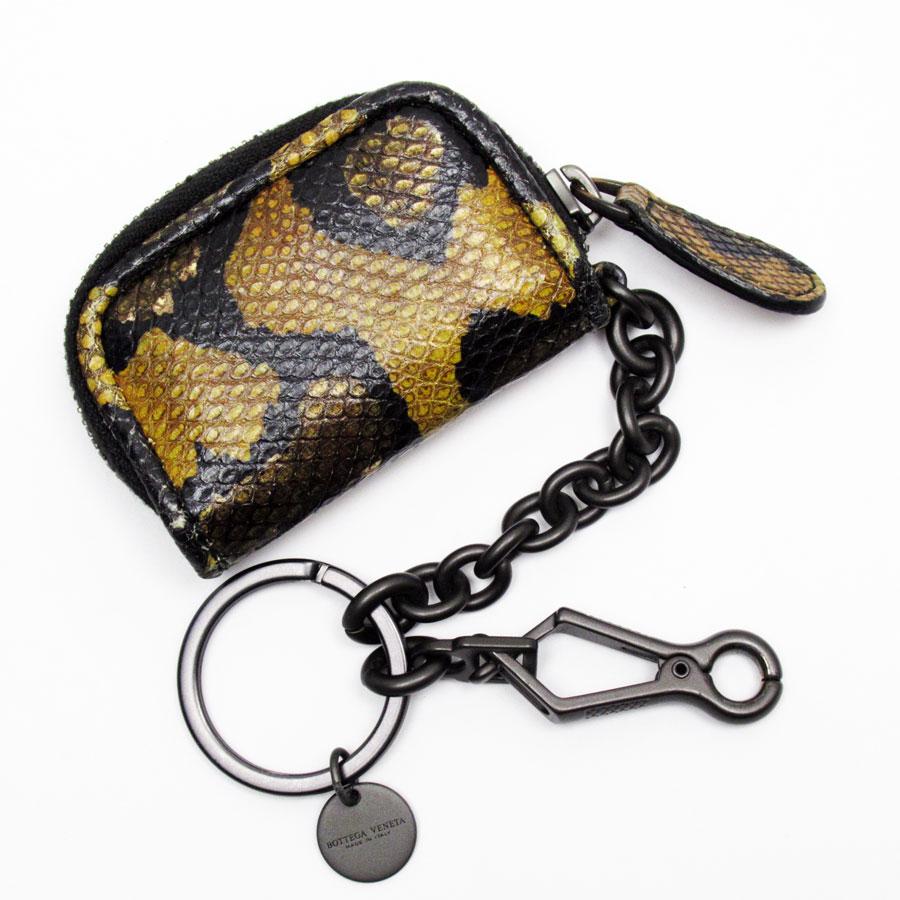 aug　BOTTEGA VENETA パイソン　小物入れ ボッテガヴェネタ BOTTEGAVENETA コインケース パイソン/メタル