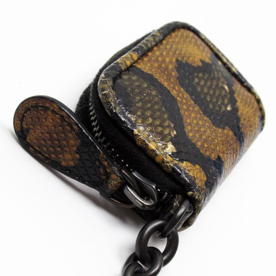 ボッテガヴェネタ BOTTEGAVENETA コインケース パイソン/メタル