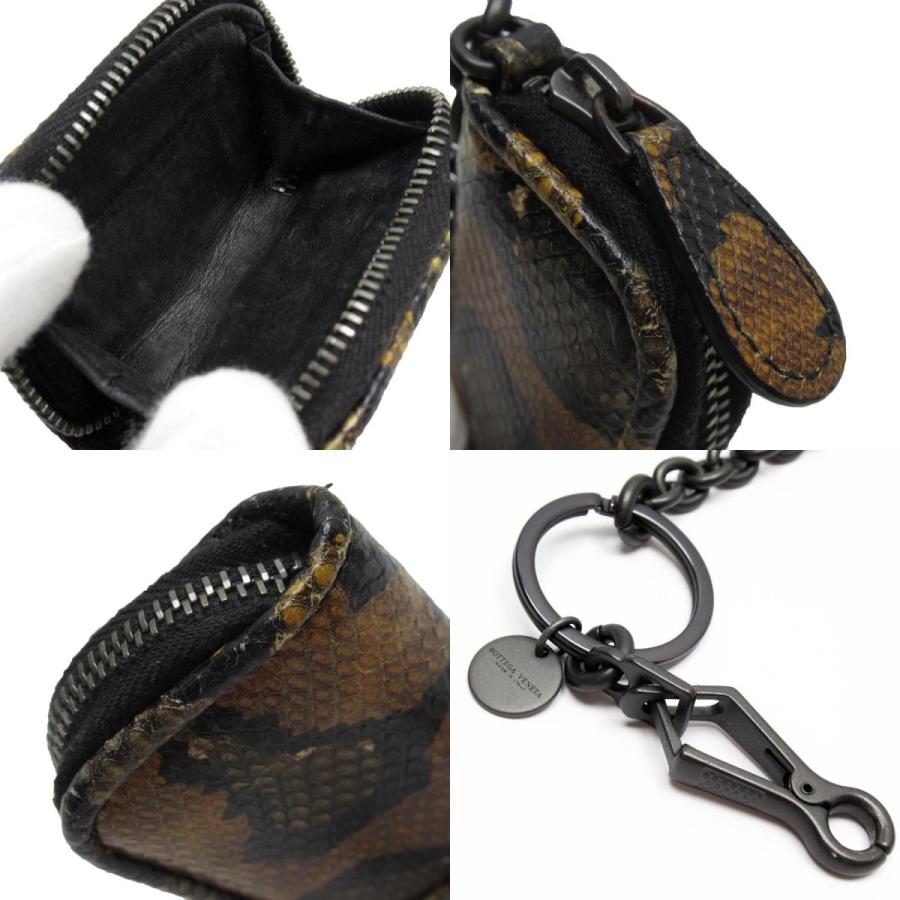 aug　BOTTEGA VENETA パイソン　小物入れ ボッテガヴェネタ BOTTEGAVENETA コインケース パイソン/メタル