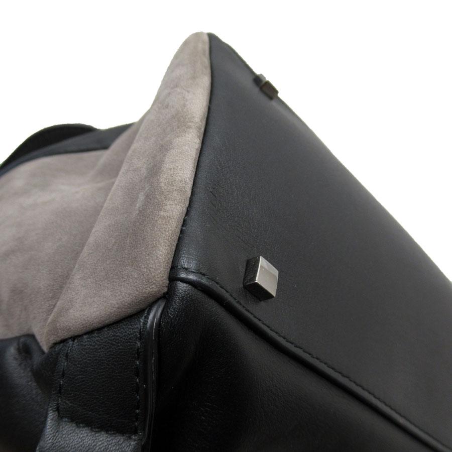 FURLA フルラ Furla リュック レザー/スエード ブラック×ブラウン系  