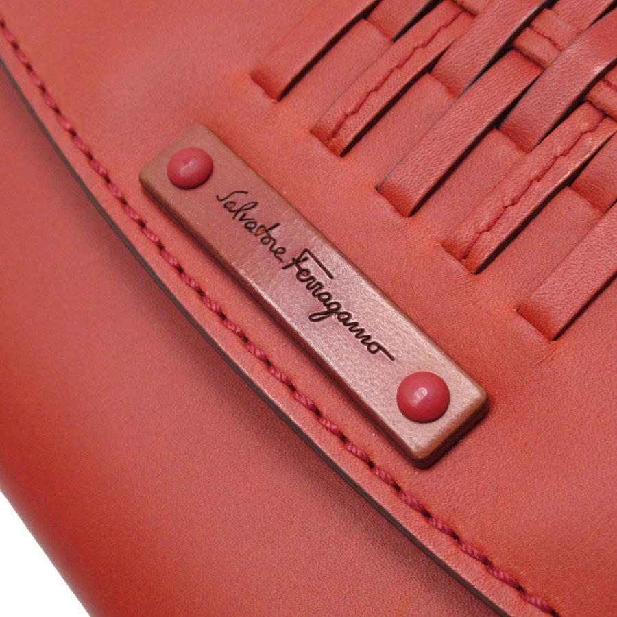 サルヴァトーレフェラガモ Salvatore Ferragamo 長財布 レザー レッド