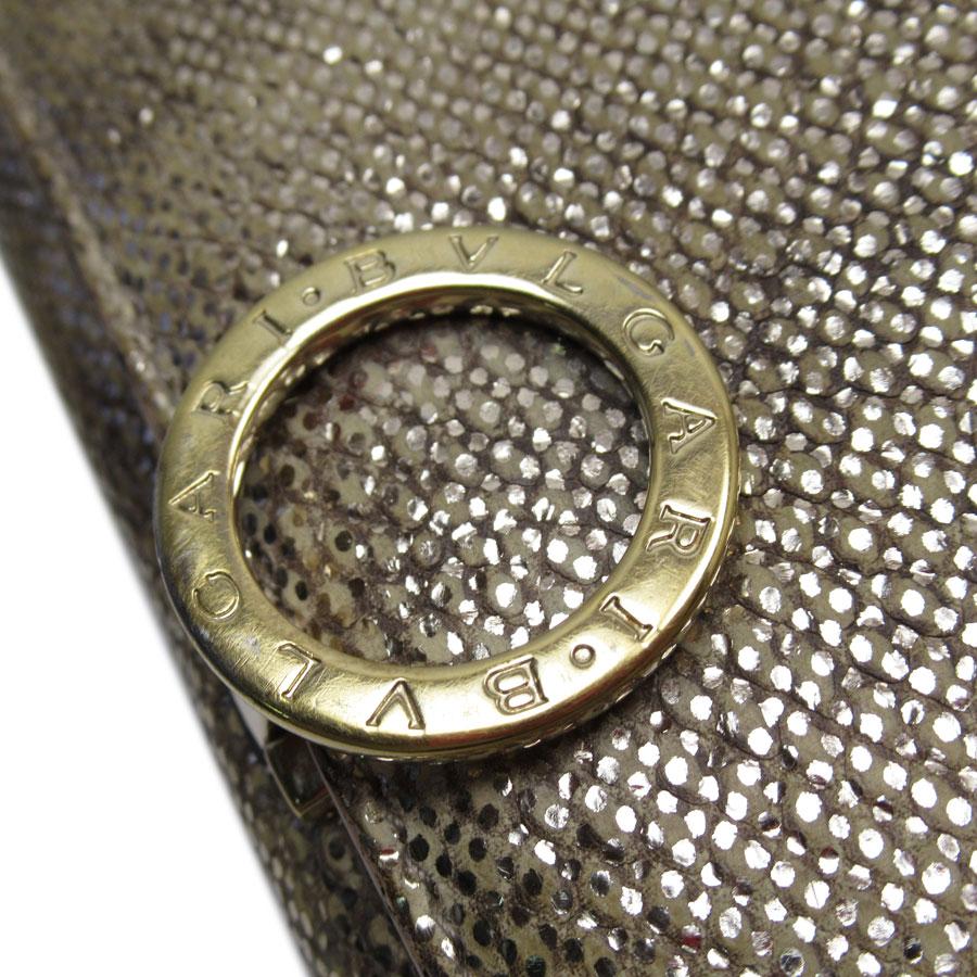 BVLGARI（ブルガリ） 二つ折り長財布 レザー ゴールド : ブランド