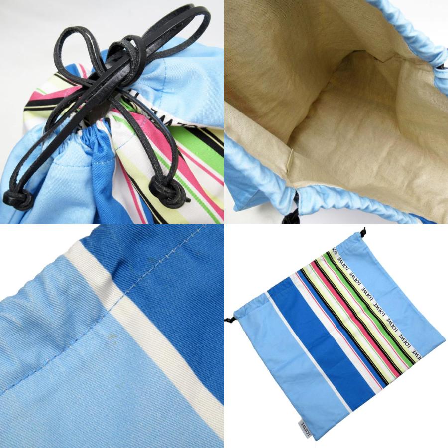 LOEWE ロエベ 巾着バッグ 巾着ポーチ DRAWSTRING POUCH コットン LOEWE ロエベ 巾着バッグ 巾着ポーチ DRAWSTRING POUCH コットン