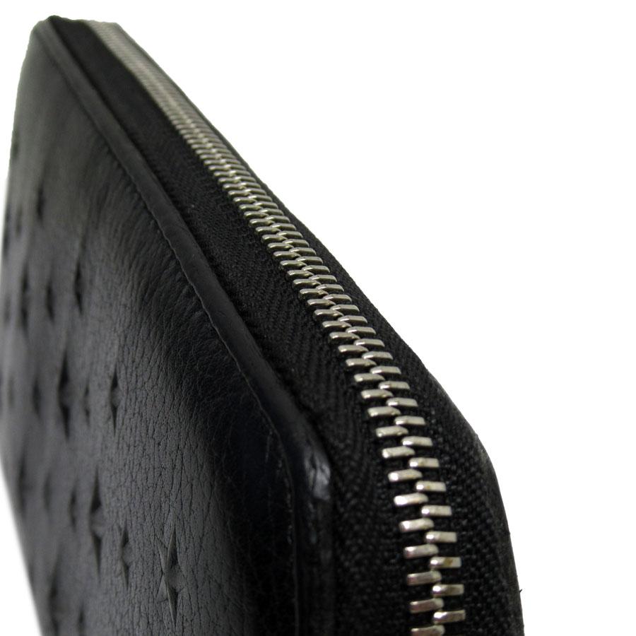 ジミーチュウ JIMMY CHOO ラウンドファスナー長財布 レザー ブラック