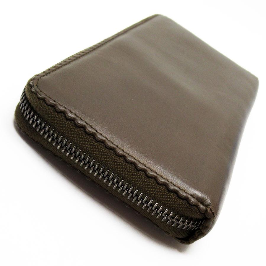 LOEWE ロエベ ラウンドファスナー長財布 レザー ブラウン