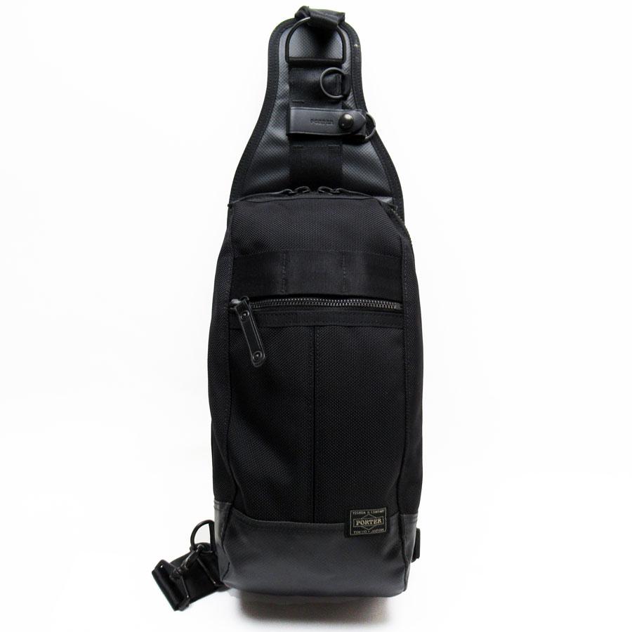 PORTER ポーター ボディバッグ ナイロン ブラック : ブランドバリュー