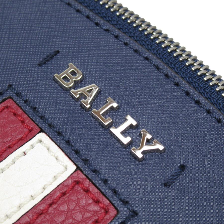 Bally（バリー） ショルダーバッグ レザー ネイビー×レッド