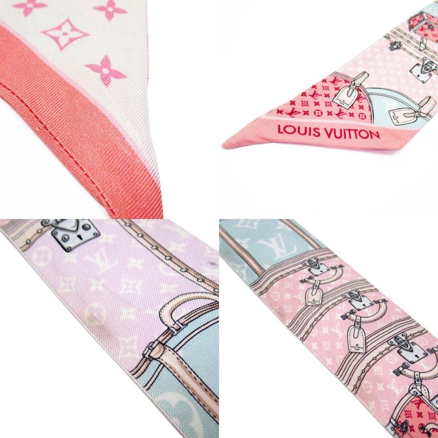 ルイ ヴィトン LOUIS VUITTON スカーフ バンドーBB シルク ピンク系｜brandvalue-store｜05