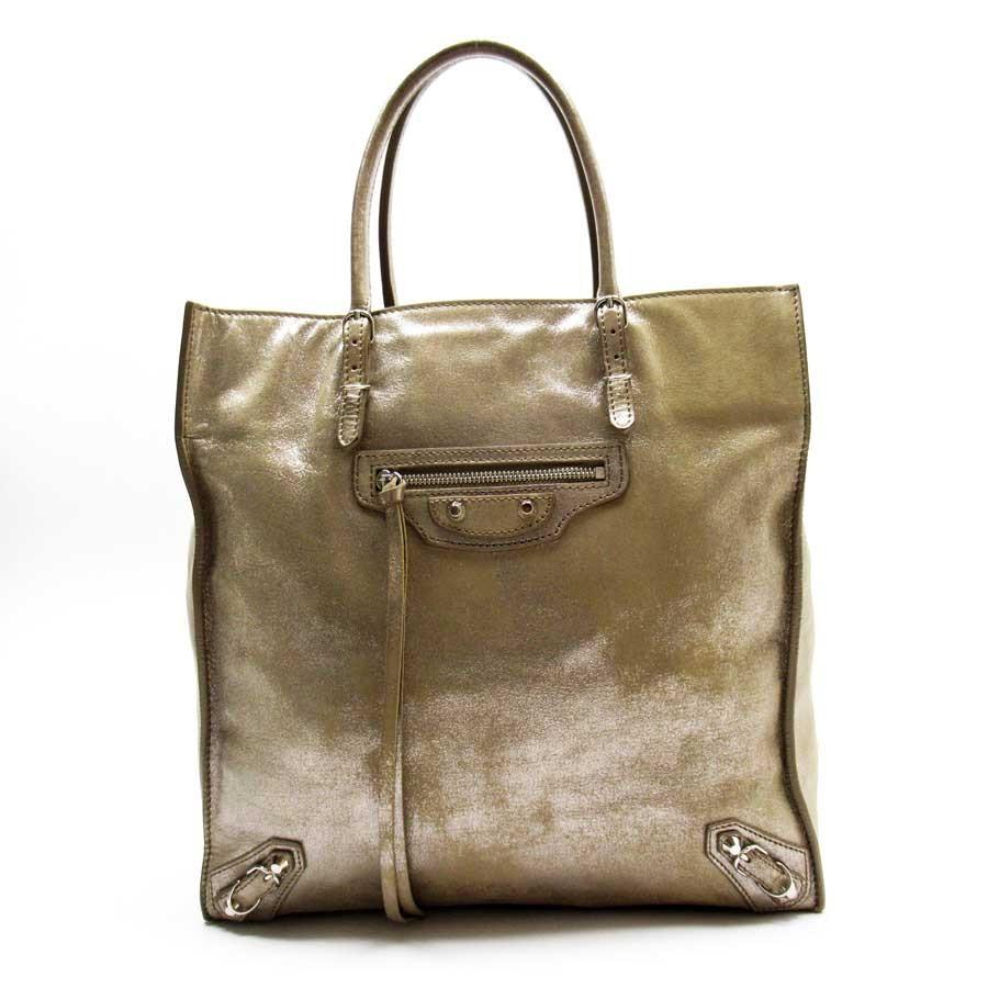 バレンシアガ Balenciaga ハンドバッグ バッグ トートバッグ レザー H バレンシアガ レザー ブランドバリュー グレー シルバー レザー H