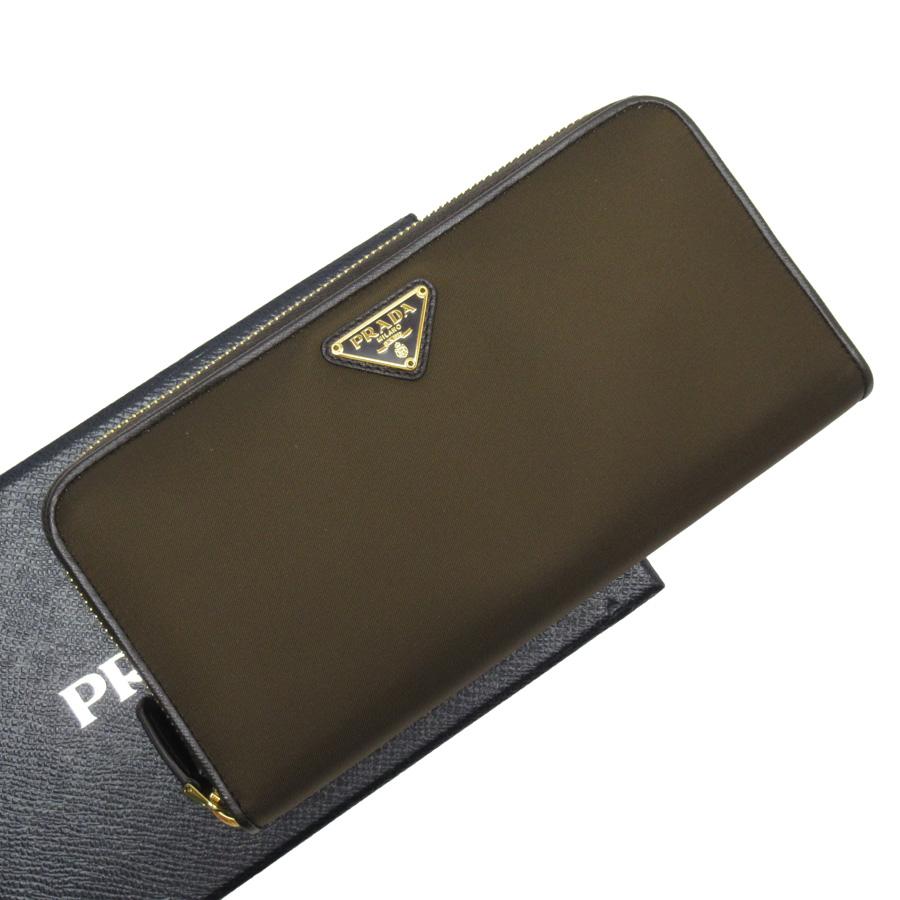 プラダ Prada ラウンドファスナー長財布 三角ロゴ ナイロン ブラウンxゴールド 定番人気 Hb ブランドバリュー 通販 Yahoo ショッピング