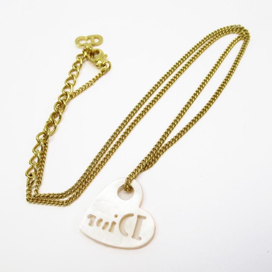 クリスチャンディオール Christian Dior ネックレス ハート シェルx金属素材 ゴールド 定番人気 Ha ブランドバリュー 通販 Yahoo ショッピング