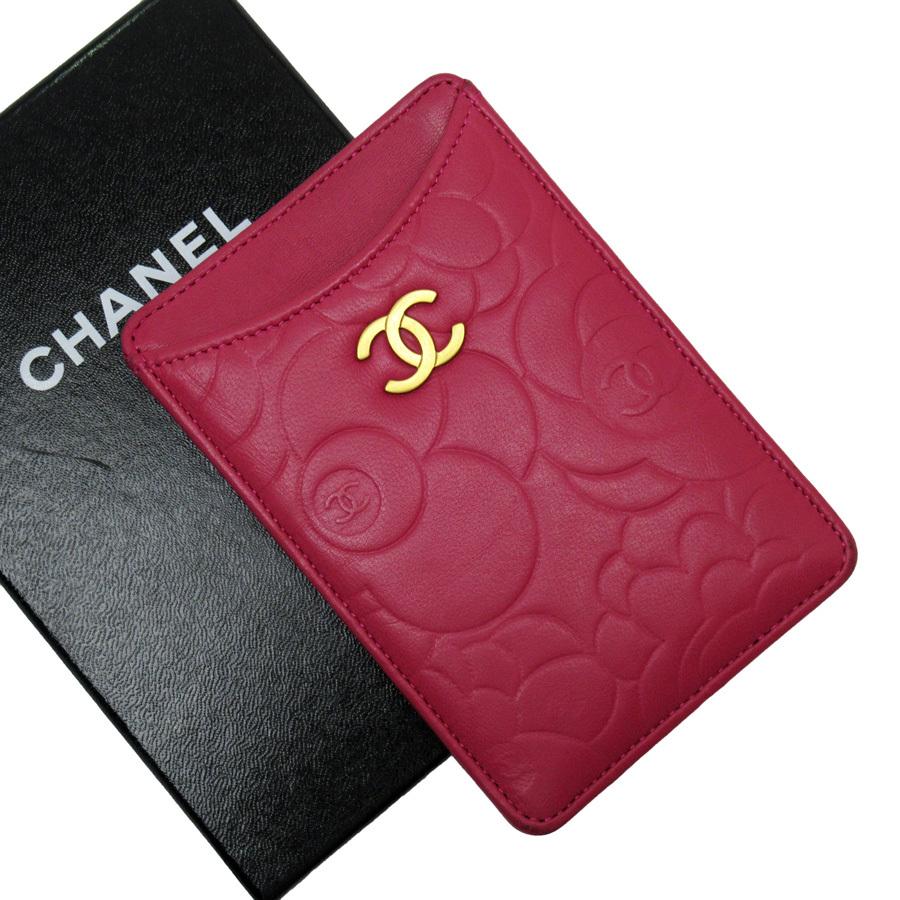 爆安プライス シャネル Chanel カードケース 定期入れ パスケース カメリア レザー ピンク系xゴールド おすすめ 全品送料無料 Www Thedailyspud Com