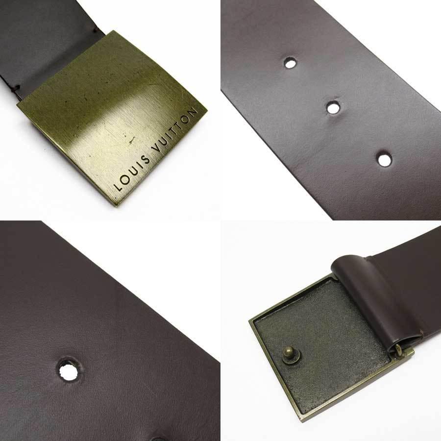 Louis Vuitton ブラウンレザーベルト ※最終値下げ Louis Vuitton Pre-Owned 2022 LV Initials ベルト | ブラウン