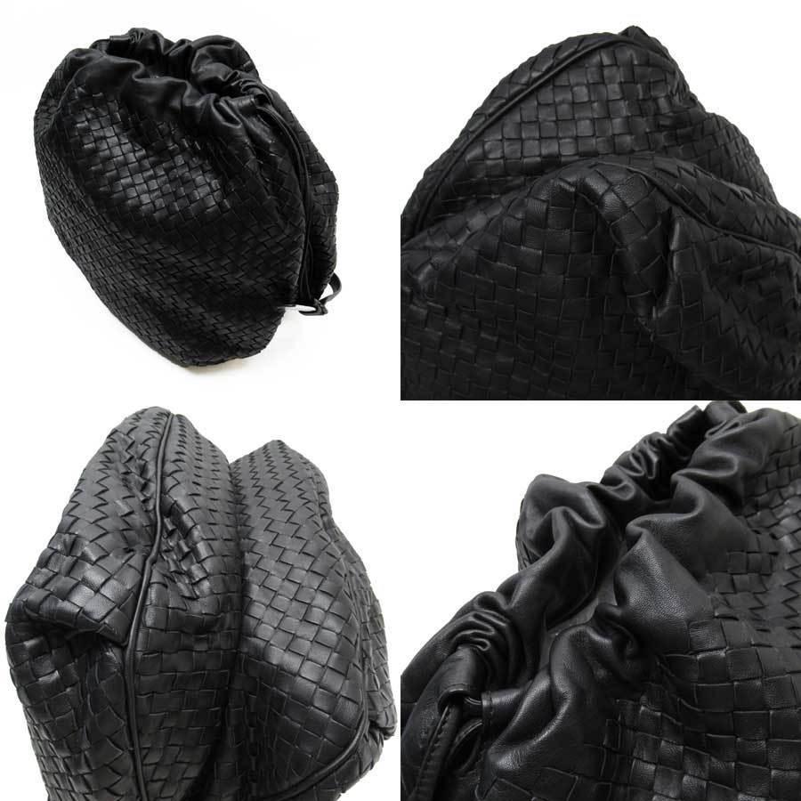 ボッテガヴェネタ イントレチャート ショルダーバッグ ブラック レザー ボッテガヴェネタ BOTTEGAVENETA ショルダーバッグ イントレチャート