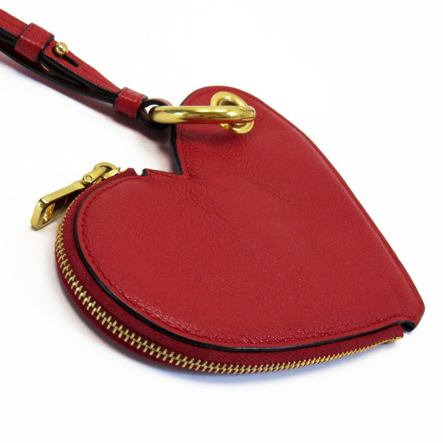 miu miu（ミュウミュウ） コインケース マルチケース レザー レッド