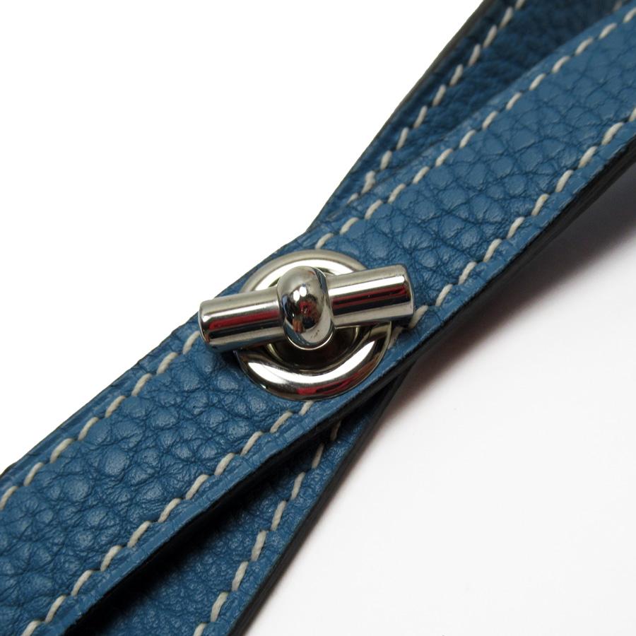 エルメス リード ブルージーン  美品 HERMES（エルメス） リード トゴ ブルージーンxシルバー金具 定番人気