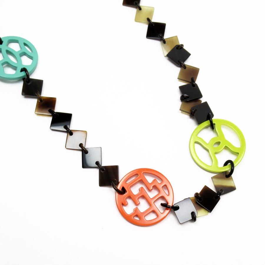 HERMES ネックレス アヴァ Hava バッファローホーン ブラック HERMES エルメス ネックレス Hava アヴァ バッファローホーン