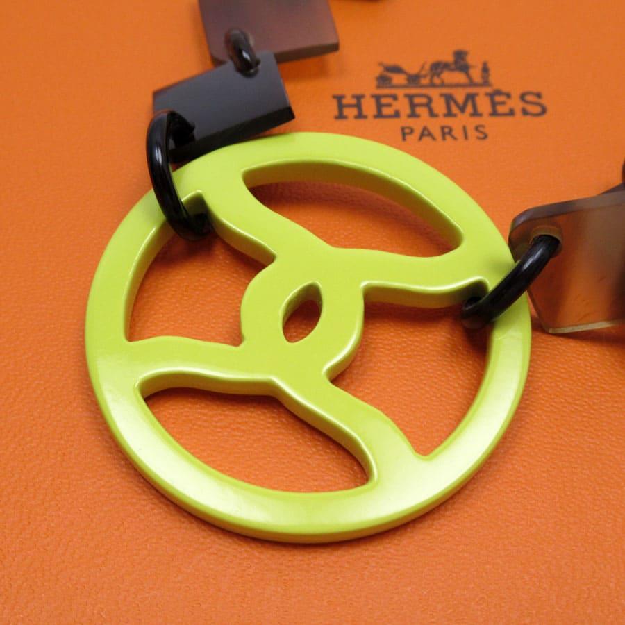 HERMES エルメス ネックレス Hava アヴァ バッファローホーン マルチ