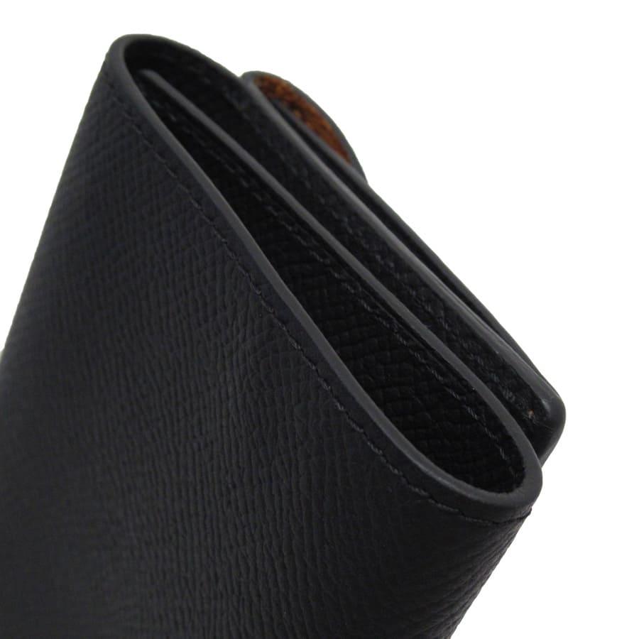 モワナ MOYNAT 三つ折り財布 レザー ブラックxシルバー 定番人気 モワナ MOYNAT 三つ折り財布 レザー ブラックxシルバー 定番人気