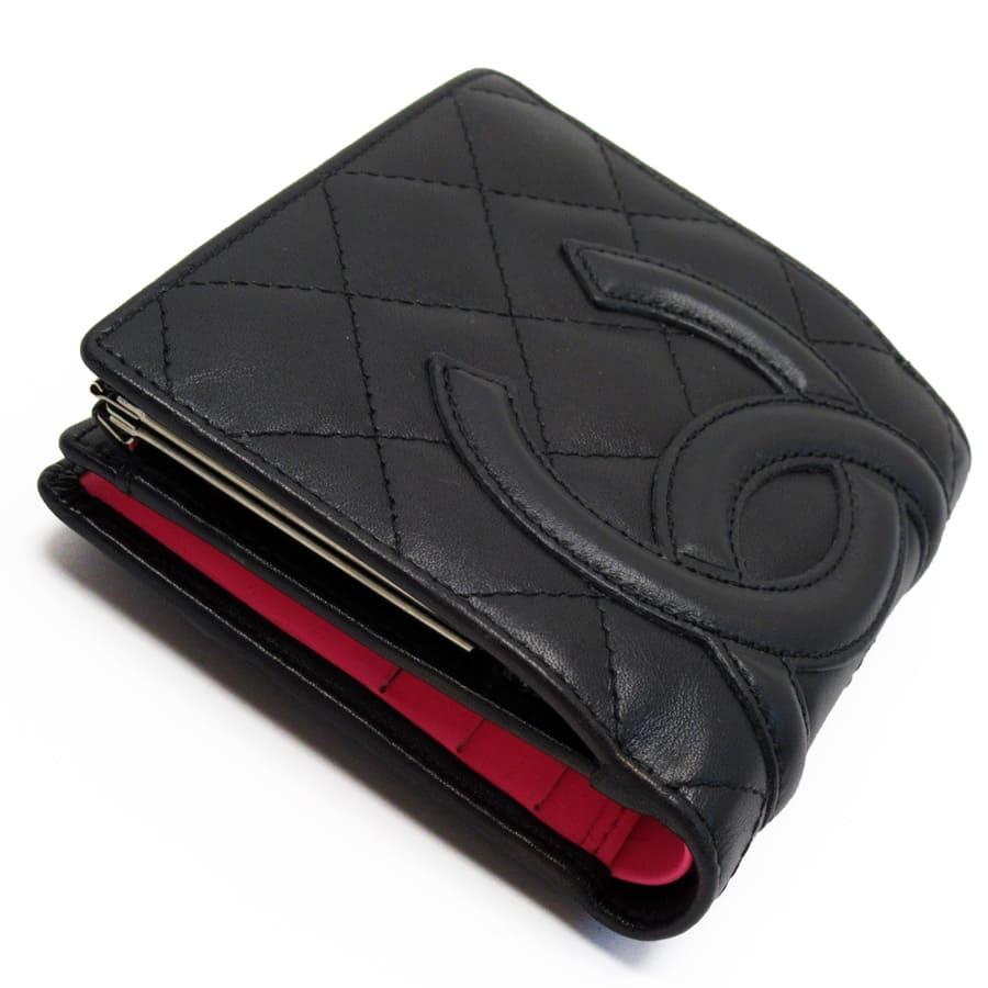CAMBON シャネル CHANEL 二つ折り財布 カンボンライン