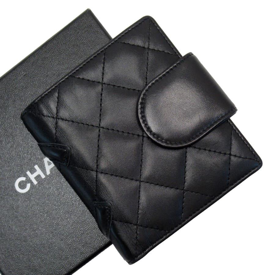CAMBON シャネル CHANEL 二つ折り財布 カンボンライン