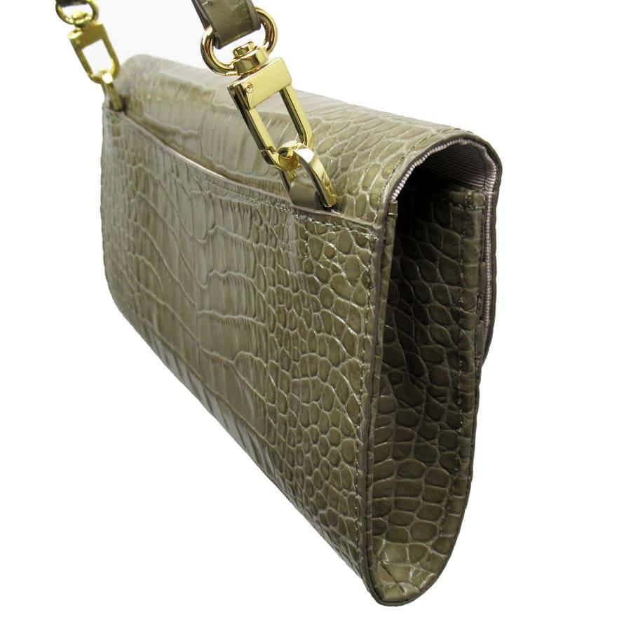 LEATHER JEWELS レザージュエルズ 長財布 ショルダーウォレット 型押し 