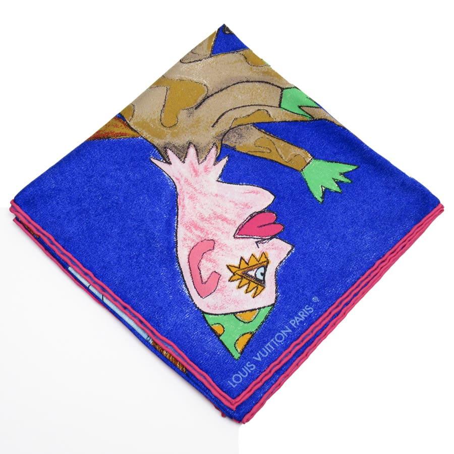 LOUIS VUITTON ルイヴィトン ウィリアム　ウィルソン シルクスカーフ LOUIS VUITTON ルイ ヴィトン スカーフ ウィリアムウィルソン
