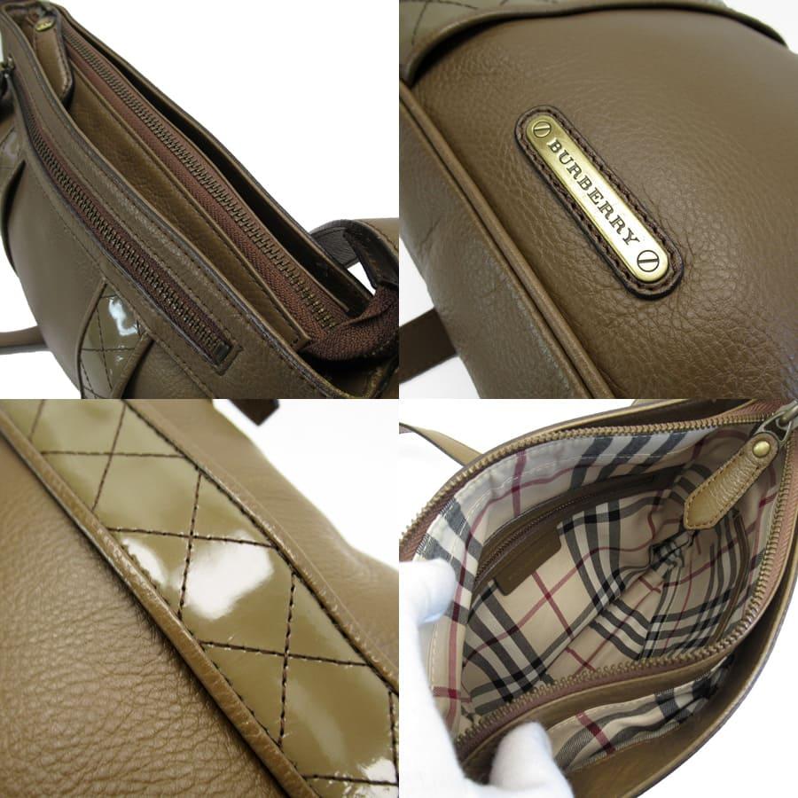 【美品】バーバリー　ショルダーバッグ　オールレザー　斜め掛け　スクエア　ロゴ金具 BURBERRY 【新品】バーバリー（BURBERRY） テクニカルコットン