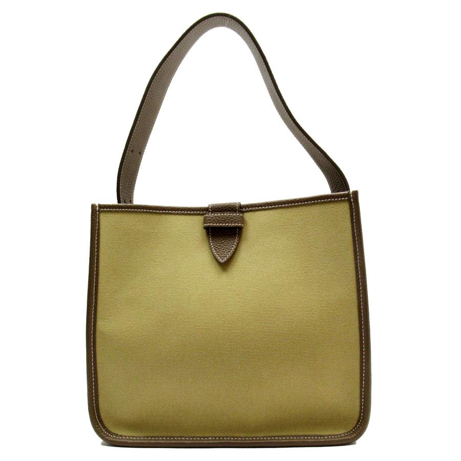 VASIC ヴァジック ショルダーバッグ キャンバス/レザー ベージュ