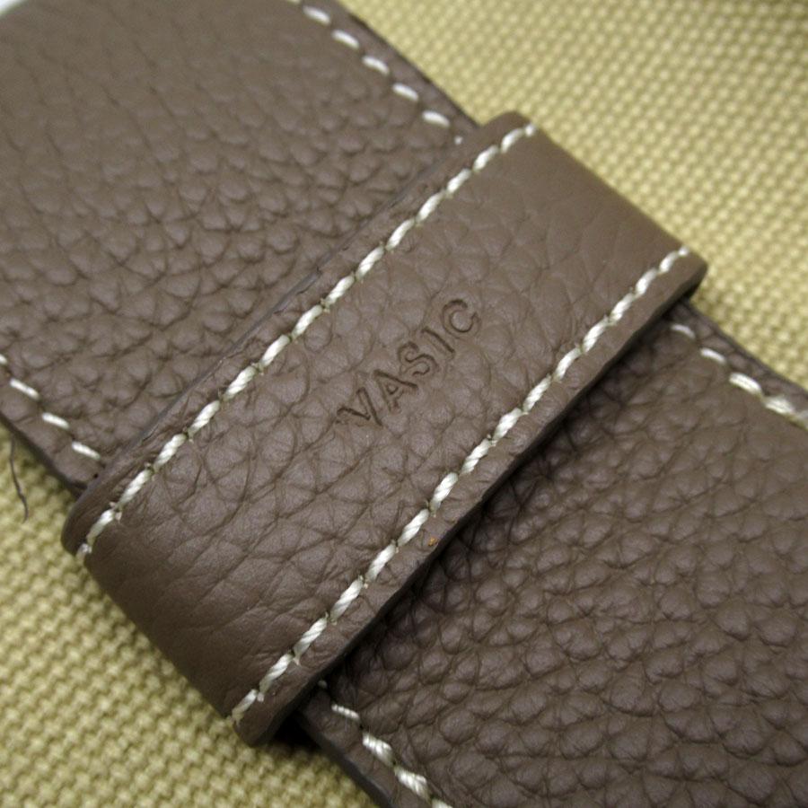 VASIC ヴァジック ショルダーバッグ キャンバス/レザー ベージュ
