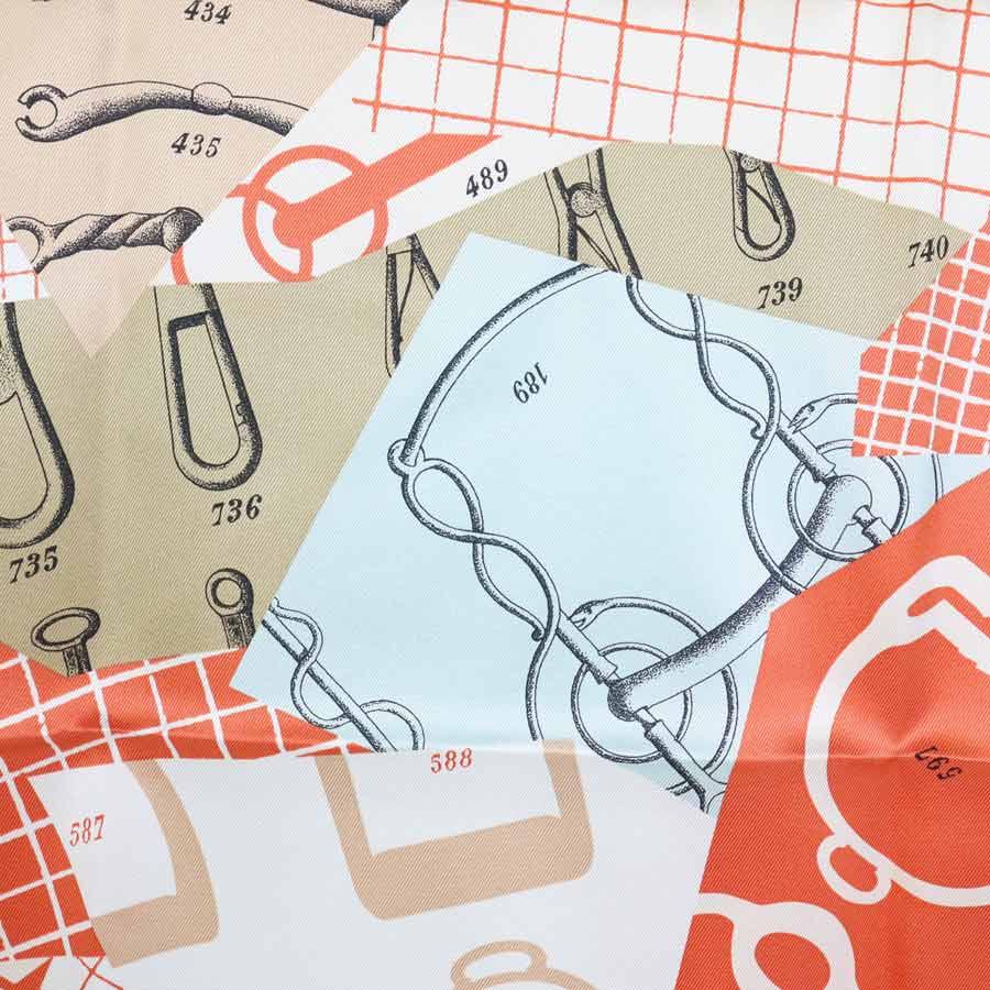 エルメス　カレ70 LES PETITS PAPIERS Les Petits Papiers d'Hermes 70 Scarf - It's All Goode