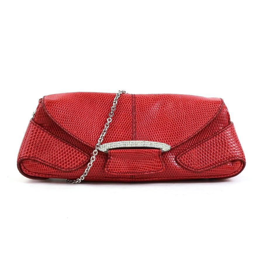 極美品 TOD'S トッズ レザー ハンドバッグ ワンショルダーバッグ レッド トッズ TOD'S ショルダーバッグ リザード レッド : ブランド