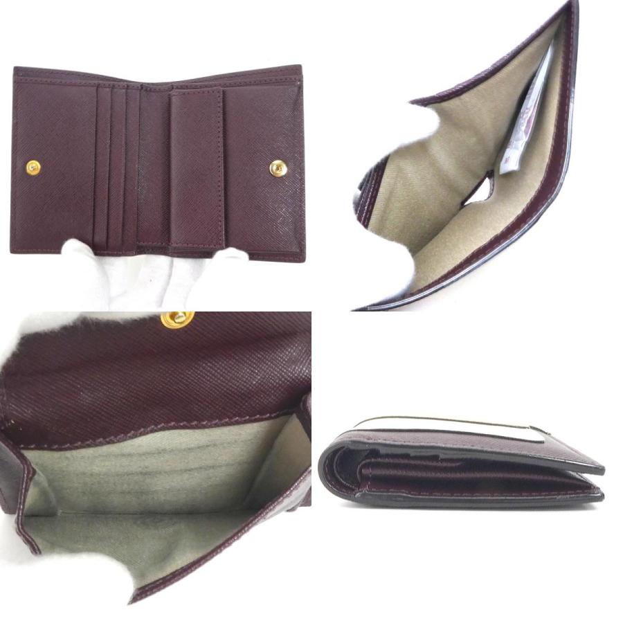 MARNI レザー二つ折り財布 ブラウン ベージュ MARNI（マルニ） 二つ折り財布 レザー ブラウン×ベージュ×アイボリー