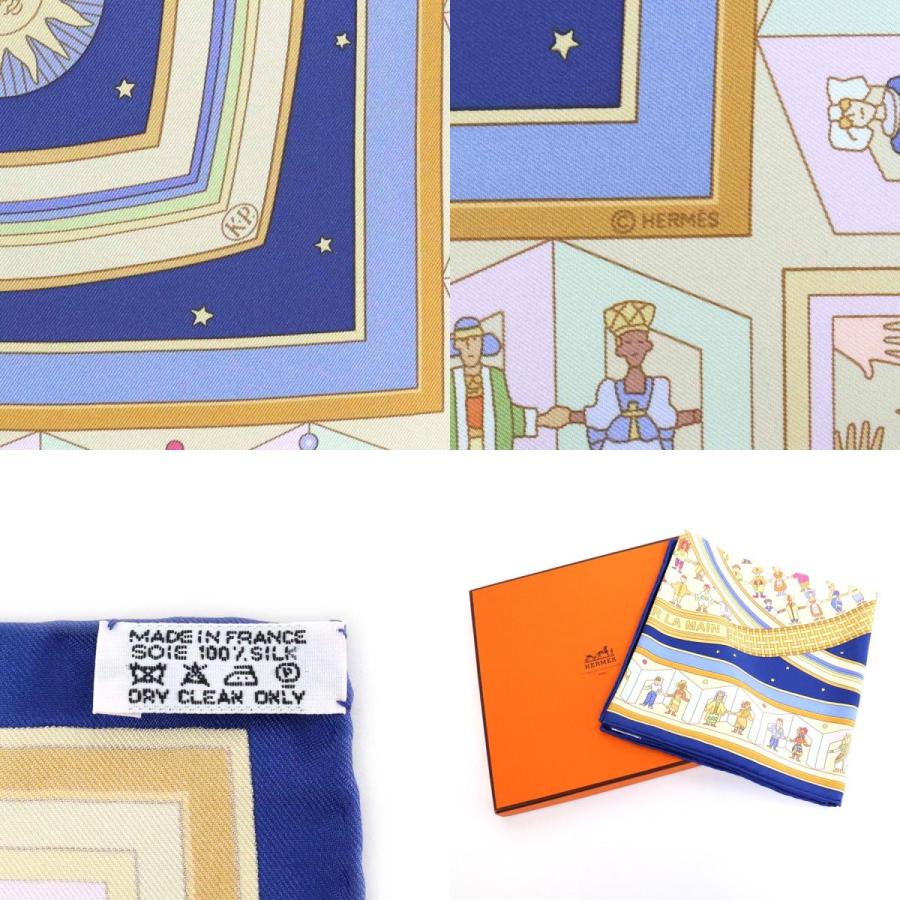 HERMES エルメス スカーフ カレ90 DONNER LA MAIN 手を差し HERMES エルメス スカーフ カレ90 DONNER LA MAIN 手を差し