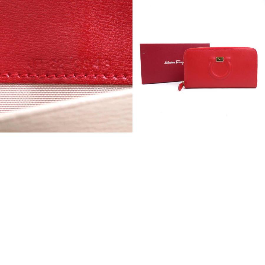 サルヴァトーレフェラガモ Salvatore Ferragamo ラウンドファスナー長 