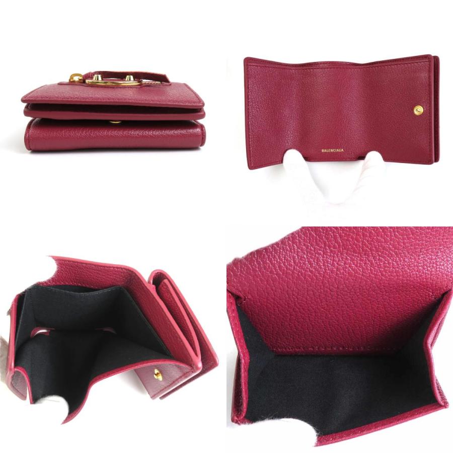 【美品】　872 BALENSIAGA バレンシアガ 3つ折り財布 美品】 872 BALENSIAGA バレンシアガ 3つ折り財布 BALENCIAGA
