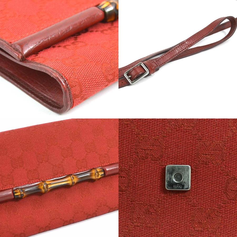 GUCCI（グッチ） 斜め掛けショルダーバッグ バンブー GGキャンバス